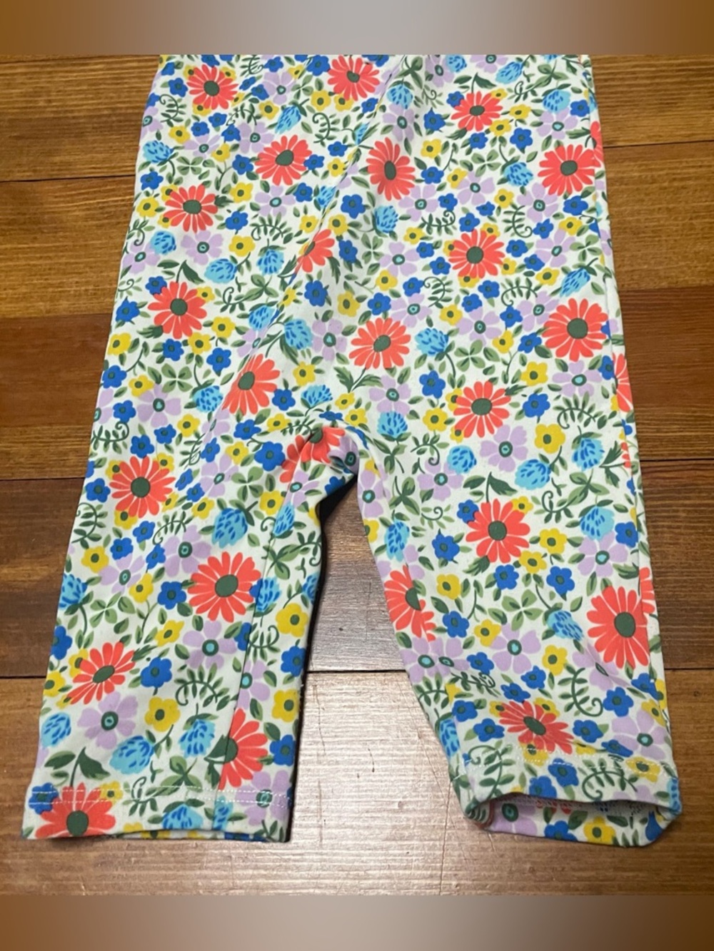 Baby Boden Floral Long-Sleeve Rashguard Swimsuit & Hat Size 12-18 Months - Picture 8 of 12